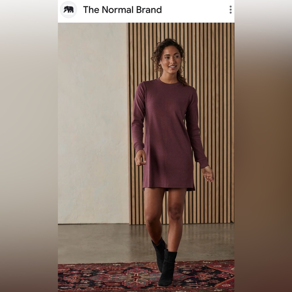 The Normal Brand Puremeso Everyday Dress in Terracotta Size M